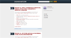 Desktop Screenshot of cacaocast.com