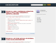 Tablet Screenshot of cacaocast.com